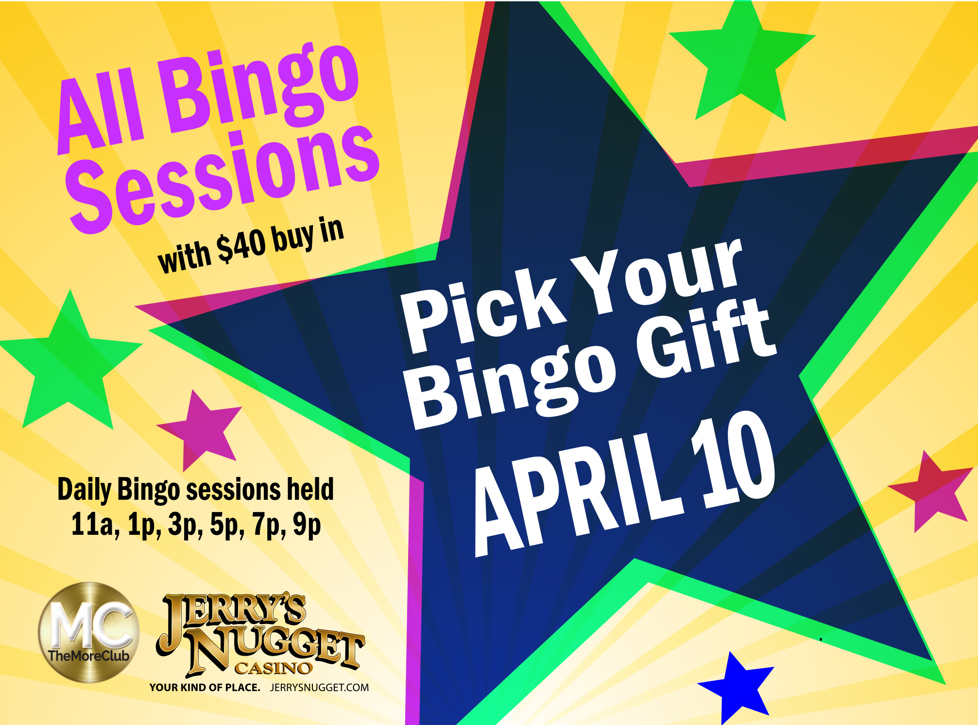 April Bingo Pick-A-Gift 2024