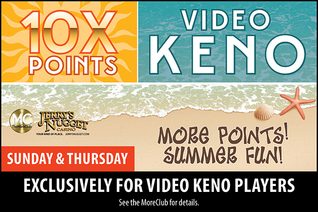 10x Points Video Keno