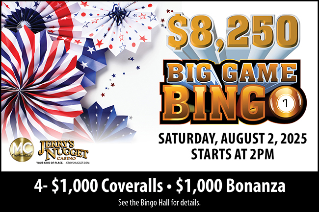 $8,250 Bingo Big Game June 7