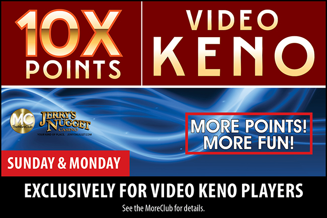 10x Points Video Keno